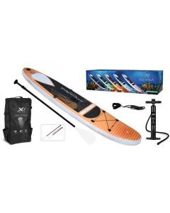 XQ Max SUP Board Aquatica - 305cm - tot 150kg - Jellyfish Maori