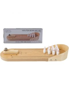 Mini Bowling Set - Tafelmodel - Hout