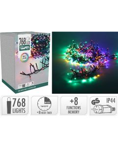 Treecluster Kerstboomverlichting - 768led - multicolor