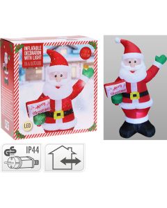 Opblaasbare Kerstman 125cm - met verlichting