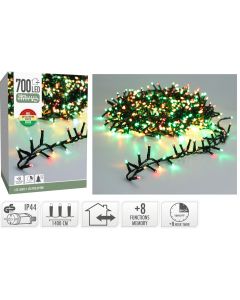 Microcluster - 700 led - 14m - three tone traditional - Timer - Lichtfuncties - Geheugen - Buiten