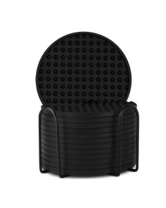 Siliconen Onderzetters met Houder - Set van 12 - Anti Slip