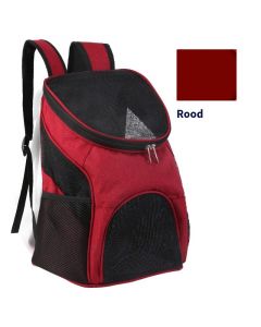 Hondenrugzak - voor Katten en Honden tot max 10 KG - Rood