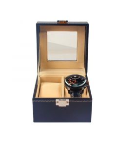 Horlogebox - voor 2 Horloges - Zwart