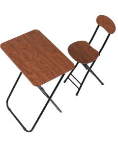 Ceruzo Klaptafel met Stoel - Bruin