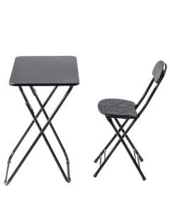 Ceruzo Klaptafel met Stoel - Zwart