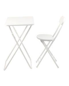 Ceruzo Klaptafel met Stoel - Wit