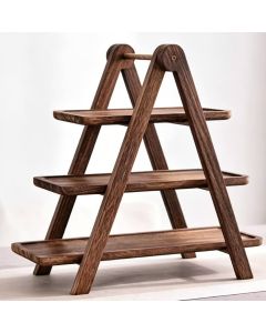 Serveerrek Hout - 3 Laags - 40 cm