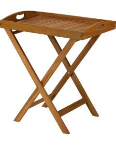 Dienbladtafel Acacia - opvouwbare Bijzettafel - Butlertray opklapbaar