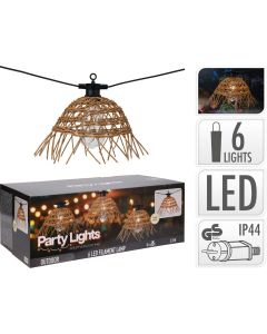 Lichtsnoer Tuin - Rattan