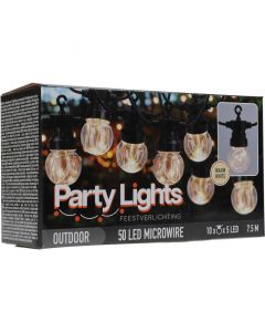 Feestverlichting voor de Tuin - 450cm - warm wit - 10x5 Micro Led