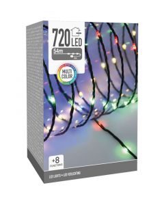 LED Verlichting 720 LED - 54 meter - multicolor - voor binnen en buiten - 8 Lichtfuncties - Soft Wire 