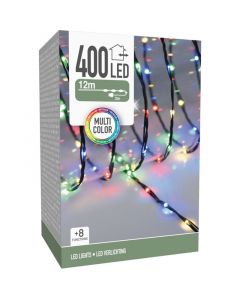 LED Verlichting 400 LED - 12 meter - multicolor - voor binnen en buiten - 8 Lichtfuncties - Soft Wire 