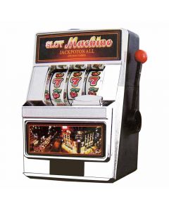 Casino Gokkast - Speelautomaat  met Spaarpot  - 18cm