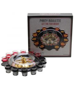 Party Roulette met 12 shotglaasjes