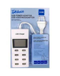 USB-voedingsadapter met 8 USB-poorten