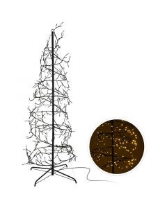 Kerstboom spiraal 150cm - 360 LED - zwart