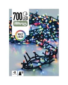 Micro Cluster - 700 LED - 14 meter - multicolor -  8 functies