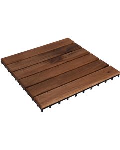 Houten Terrastegel - Acacia - 30x30cm - set van 9 - 0.81m2
