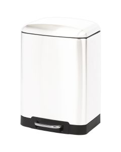 Duett Pedaalemmer - 6 liter - metaal - wit