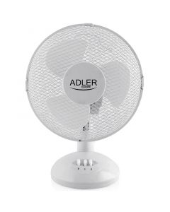 Adler AD7302 - Tafelventilator wit - 23cm